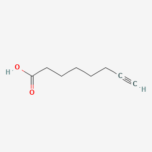 Oct-7-ynoic acid chemical structure (CAS 10297-09-3)