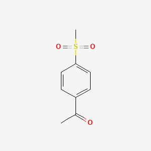 4'-(Methylsulfonyl)acetophenone chemical structure (CAS 10297-73-1)