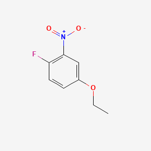 4-Ethoxy-1-fluoro-2-nitrobenzene chemical structure (CAS 10298-81-4)