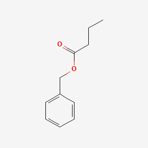 Benzyl butyrate chemical structure (CAS 103-37-7)