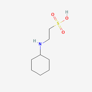 N-Cyclohexyltaurine chemical structure (CAS 103-47-9)