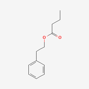 Phenethyl butyrate chemical structure (CAS 103-52-6)