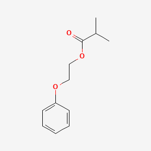 2-Phenoxyethyl isobutyrate chemical structure (CAS 103-60-6)