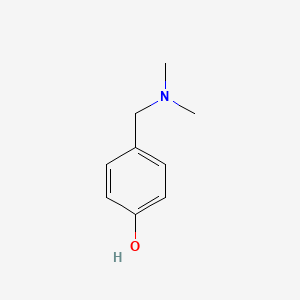 4-((Dimethylamino)methyl)phenol chemical structure (CAS 103-87-7)