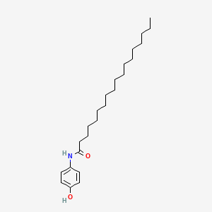 N-(4-Hydroxyphenyl)stearamide chemical structure (CAS 103-99-1)