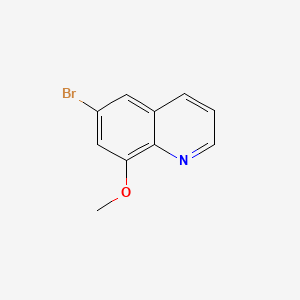 6-Bromo-8-methoxyquinoline chemical structure (CAS 103028-32-6)