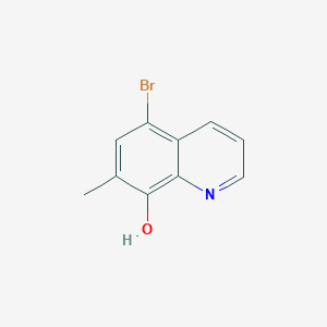 5-Bromo-7-methylquinolin-8-ol chemical structure (CAS 103028-34-8)