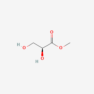 (S)-Methyl 2,3-dihydroxypropanoate chemical structure (CAS 10303-88-5)