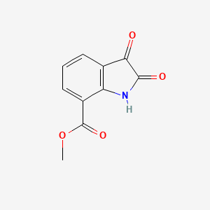 Methyl 2,3-dioxoindoline-7-carboxylate chemical structure (CAS 103030-10-0)