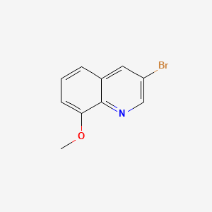 3-Bromo-8-methoxyquinoline chemical structure (CAS 103030-27-9)