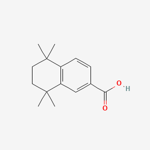 5,5,8,8-Tetramethyl-5,6,7,8-tetrahydronaphthalene-2-carboxylic acid chemical structure (CAS 103031-30-7)