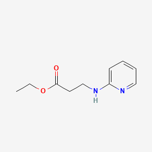 Ethyl 3-(pyridin-2-ylamino)propanoate chemical structure (CAS 103041-38-9)