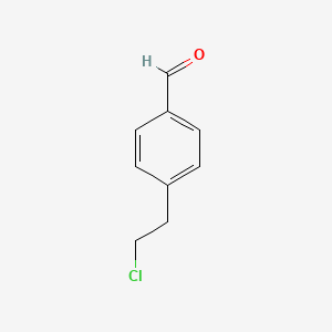 4-(2-Chloroethyl)benzaldehyde chemical structure (CAS 103076-33-1)