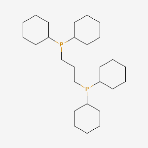 1,3-Bis(dicyclohexylphosphino)propane chemical structure (CAS 103099-52-1)