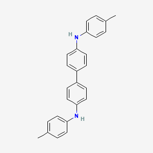 N4,N4'-Di-p-tolyl-[1,1'-biphenyl]-4,4'-diamine chemical structure (CAS 10311-61-2)