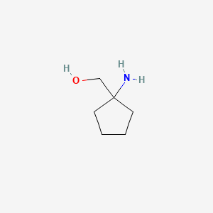 1-Amino-1-cyclopentanemethanol chemical structure (CAS 10316-79-7)