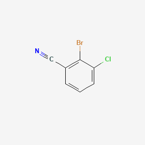 2-Bromo-3-chlorobenzonitrile chemical structure (CAS 1031929-33-5)