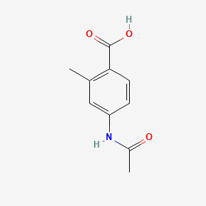 4-Acetamido-2-methylbenzoic acid chemical structure (CAS 103204-69-9)