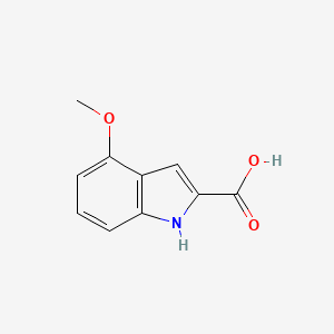 4-Methoxyindole-2-carboxylic acid chemical structure (CAS 103260-65-7)