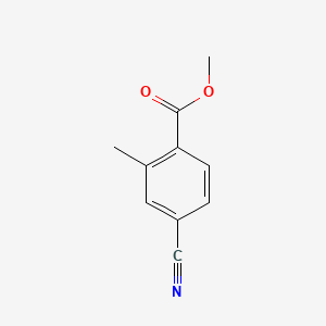 Methyl 4-cyano-2-methylbenzoate chemical structure (CAS 103261-67-2)