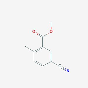 Methyl 5-cyano-2-methylbenzoate chemical structure (CAS 103261-68-3)