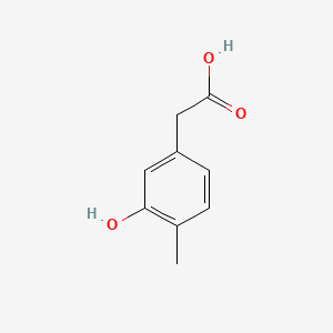 2-(3-Hydroxy-4-methylphenyl)acetic acid chemical structure (CAS 103262-83-5)
