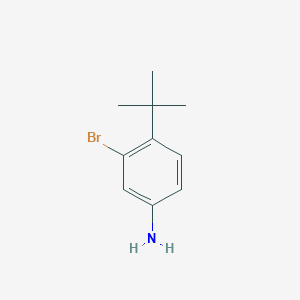 3-Bromo-4-(tert-butyl)aniline chemical structure (CAS 103275-21-4)