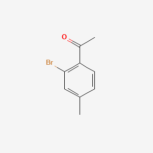 1-(2-Bromo-4-methylphenyl)ethanone chemical structure (CAS 103286-27-7)