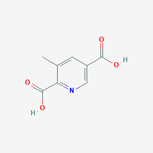 3-Methylpyridine-2,5-dicarboxylic acid chemical structure (CAS 1033203-06-3)