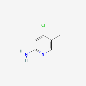 4-Chloro-5-methylpyridin-2-amine chemical structure (CAS 1033203-31-4)