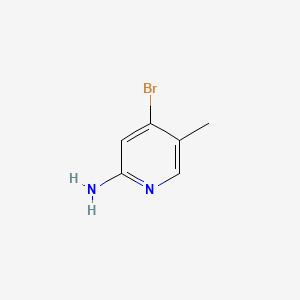 4-Bromo-5-methylpyridin-2-amine chemical structure (CAS 1033203-32-5)