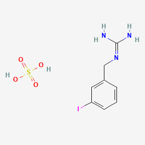 3-Iodobenzylguanidinium xsulfate chemical structure (CAS 103346-16-3)