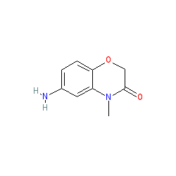 6-Amino-4-methyl-2H-benzo[b][1,4]oxazin-3(4H)-one chemical structure (CAS 103361-43-9)