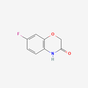 7-Fluoro-2H-benzo[b][1,4]oxazin-3(4H)-one chemical structure (CAS 103361-99-5)