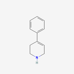 4-Phenyl-1,2,3,6-tetrahydropyridine chemical structure (CAS 10338-69-9)
