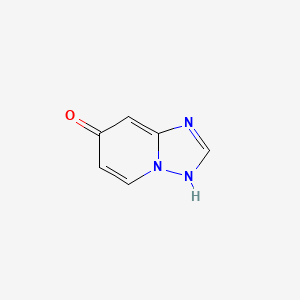 [1,2,4]Triazolo[1,5-a]pyridin-7-ol chemical structure (CAS 1033810-70-6)