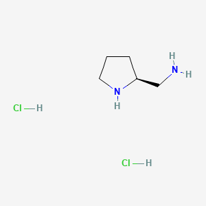 (S)-Pyrrolidin-2-ylmethanamine dihydrochloride chemical structure (CAS 103382-84-9)