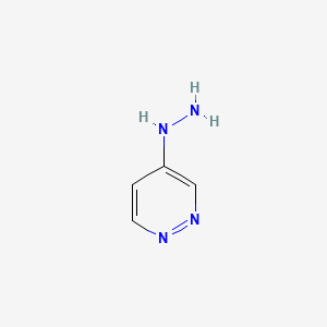 4-Hydrazinylpyridazine chemical structure (CAS 103394-79-2)