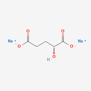 D-alpha-Hydroxyglutaric Acid Disodium chemical structure (CAS 103404-90-6)