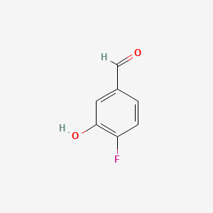 4-Fluoro-3-hydroxybenzaldehyde chemical structure (CAS 103438-85-3)