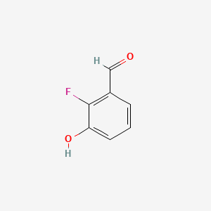 2-Fluoro-3-hydroxybenzaldehyde chemical structure (CAS 103438-86-4)