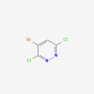 4-Bromo-3,6-dichloropyridazine chemical structure (CAS 10344-42-0)