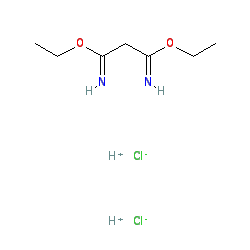 Diethyl malonimidate dihydrochloride chemical structure (CAS 10344-69-1)