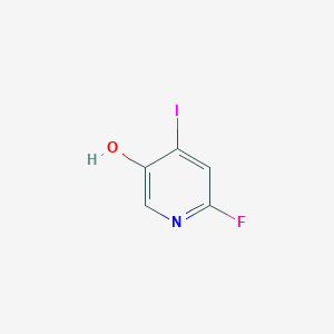 6-Fluoro-4-iodopyridin-3-ol chemical structure (CAS 1034467-29-2)