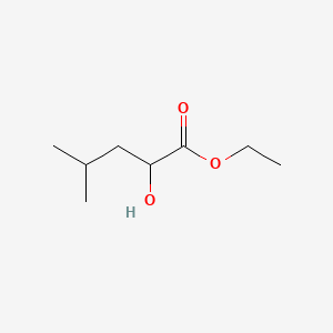 Ethyl DL-Leucate chemical structure (CAS 10348-47-7)