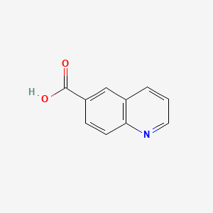 Quinoline-6-carboxylic acid chemical structure (CAS 10349-57-2)
