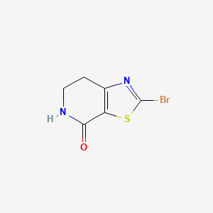 2-Bromo-6,7-dihydrothiazolo[5,4-c]pyridin-4(5H)-one chemical structure (CAS 1035219-96-5)