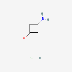 3-Aminocyclobutanone hydrochloride chemical structure (CAS 1035374-20-9)