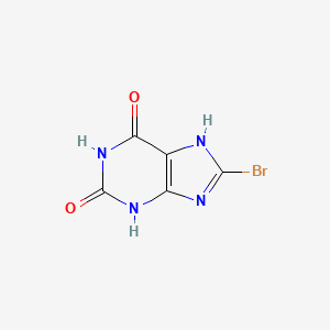 8-Bromo-1H-purine-2,6(3H,7H)-dione chemical structure (CAS 10357-68-3)