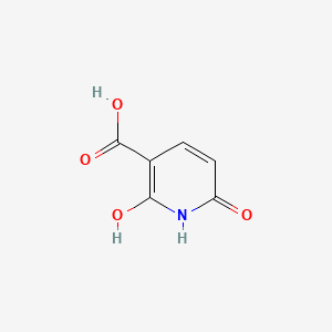 6-Hydroxy-2-oxo-1,2-dihydropyridine-3-carboxylic acid chemical structure (CAS 10357-91-2)